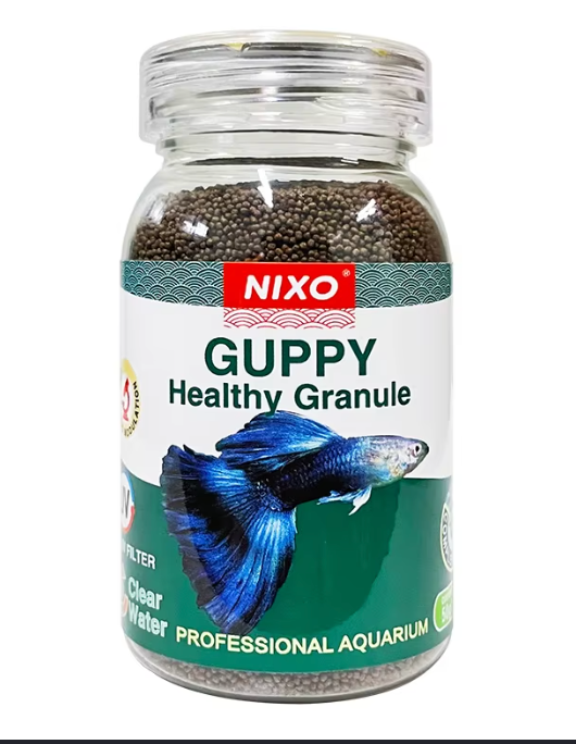NIXO Fancy Guppy & Small Fish Micro-Flakes/Granules