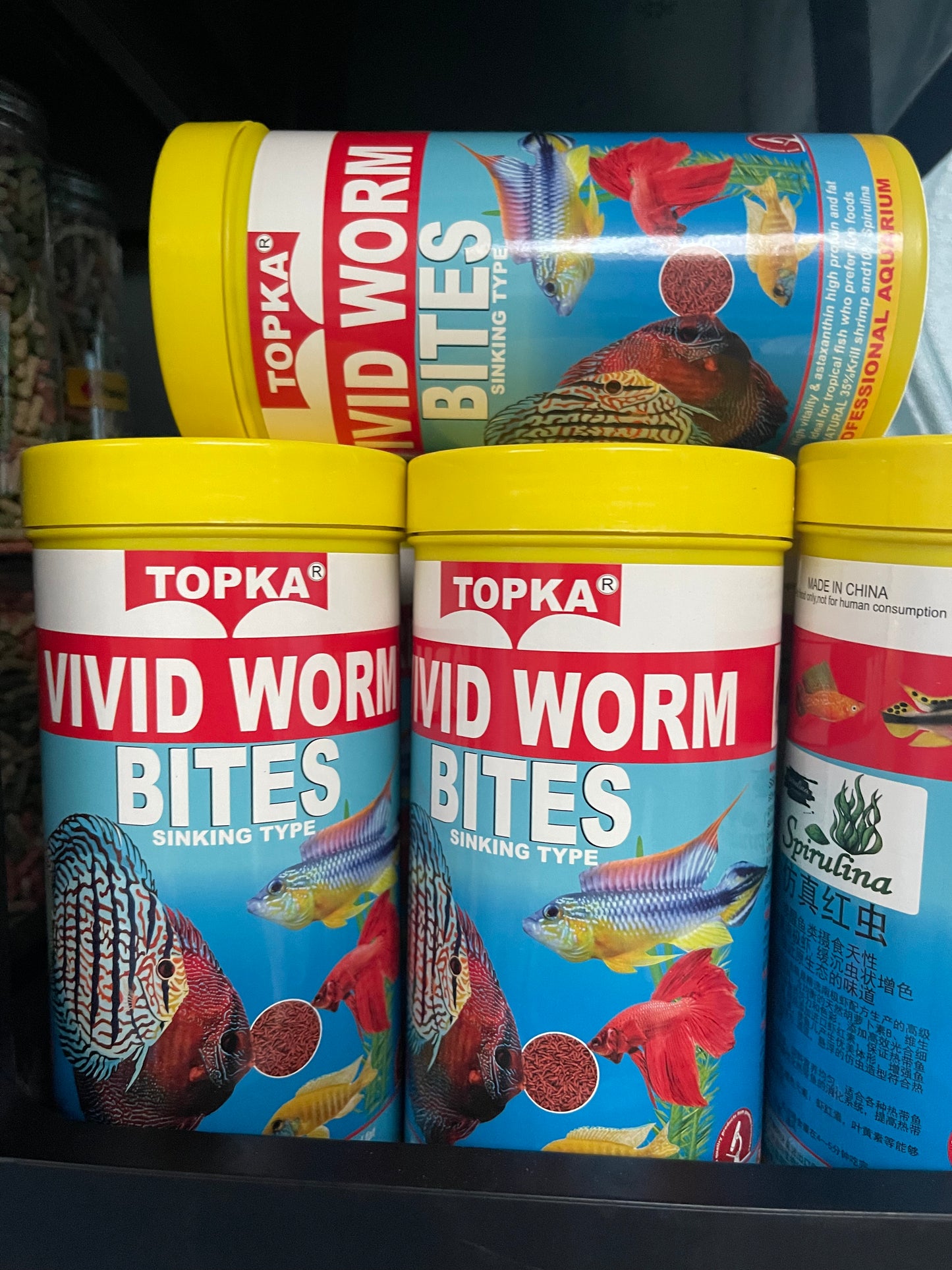 Nourriture TOPKA Vivid Worm Bites 400grame