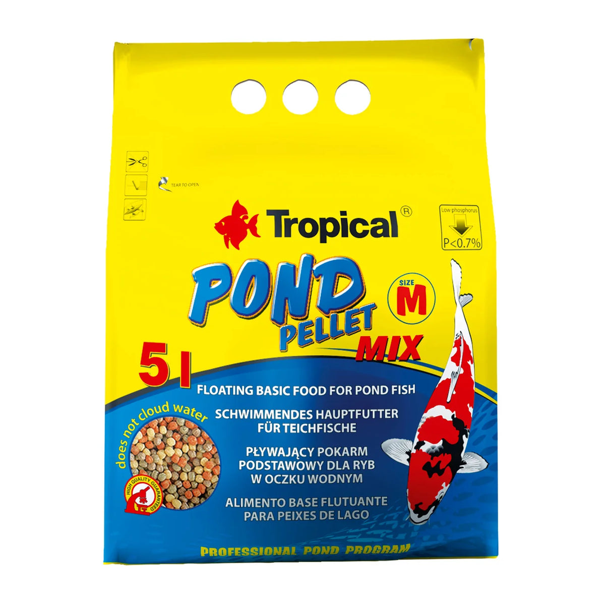Nourriture en Chips Ronds TROPICAL boitte 700ml