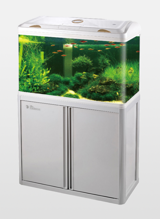 quarium de Luxe Noir RS-800EL avec Meuble/Table Assorti 80cm avec table en pvc
